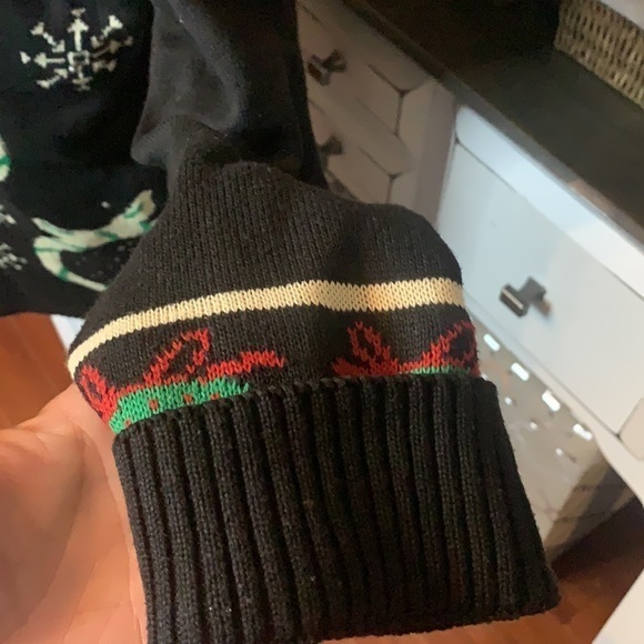 Costume Agent Vintage Christmas Wreath Sweater‎ Cardigan Size Large - Picture 4 of 8